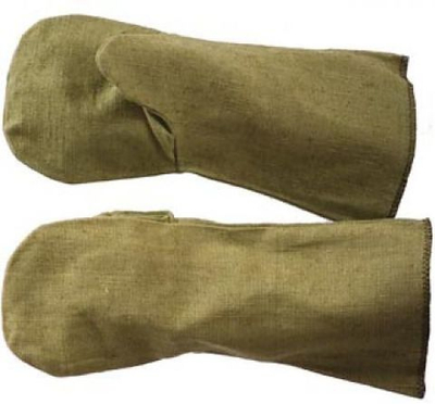 Краги брезентовые с ОП пропиткой с двойным наладонником