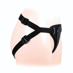 Черный пояс-трусики в комплекте с коннектором и насадкой (Цвет: черный)