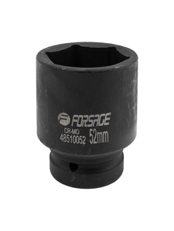Головка ударная глубокая 1'', 52мм (6гр.) Forsage F-48510052