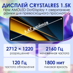 Смартфон Xiaomi POCO X6 Pro 5G 12/512 Gb, Grey (серый)