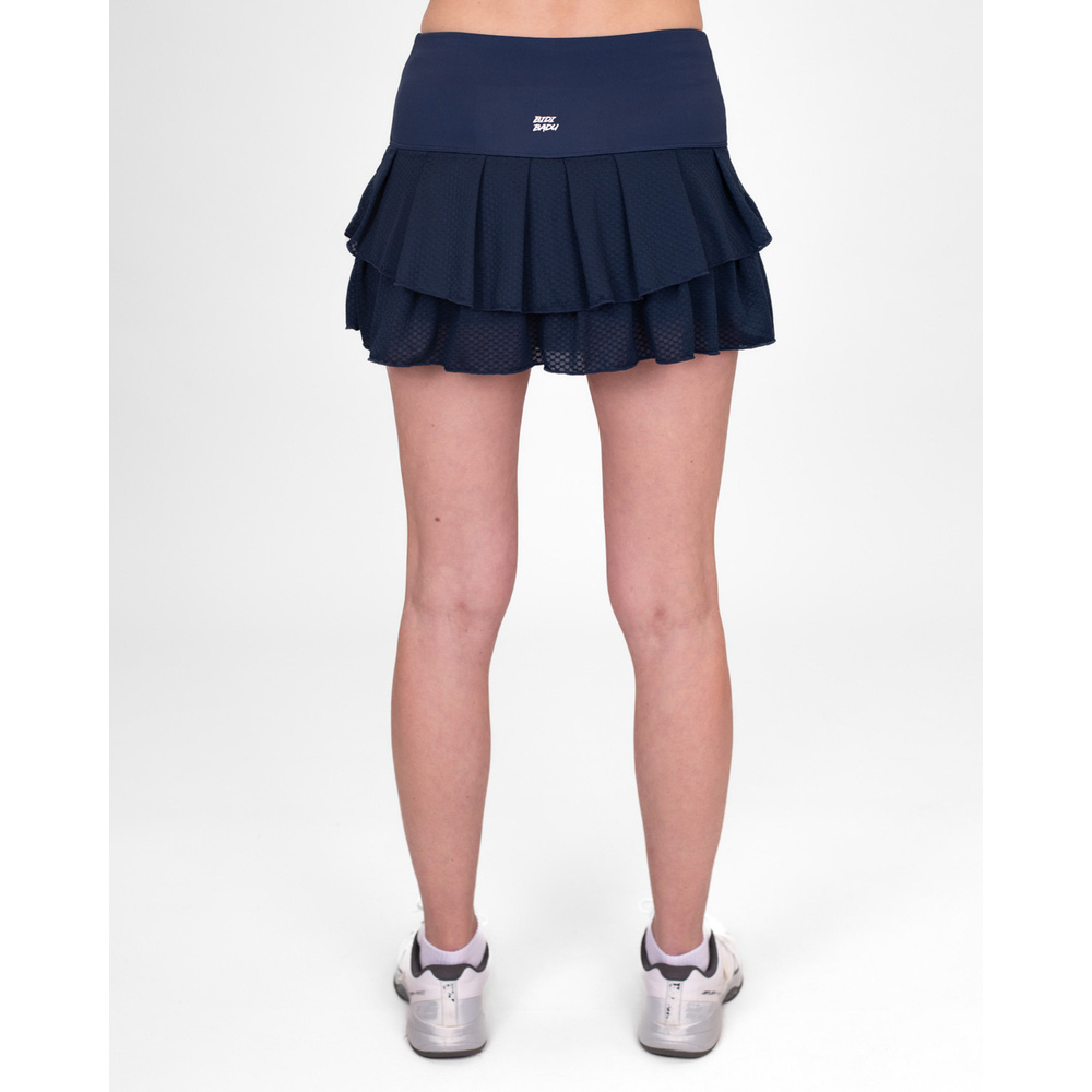 ОДЕЖДА ДЛЯ ТЕННИСА Женская, Юбка BIDI BADU CREW PLEATED SKORT .