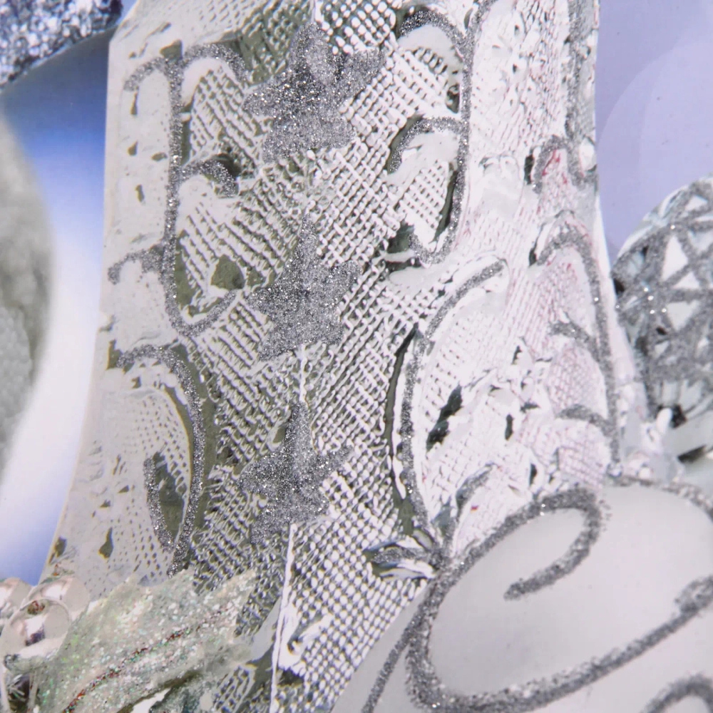 Пакет подарочный «Серебряная сказка» 41.5*32*12 см, микс