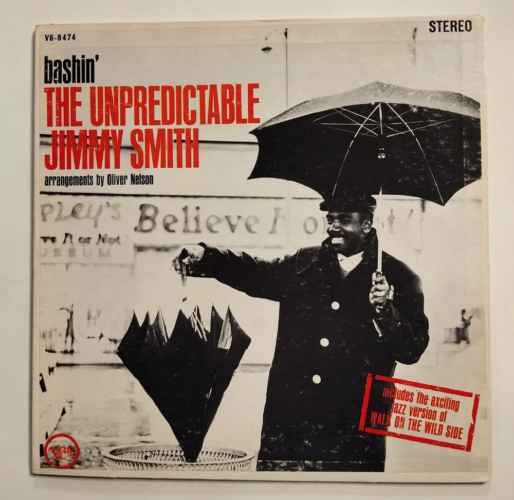 Винтажная виниловая пластинка LP Bashin The Unpredictable Jimmy Smith (USA 1972)