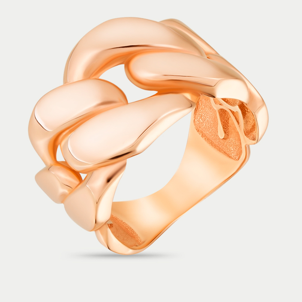 Кольцо для женщин из розового золота 585 пробы без вставок (арт. 70162)