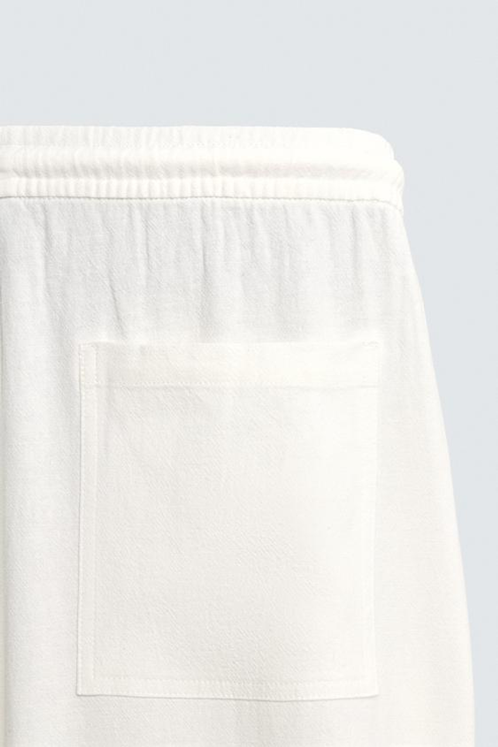 ZARA БРЮКИ RELAXED FIT В КЛЕТКУ, БЕЛЫЙ