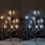 уличная гирлянда "снежинки"
