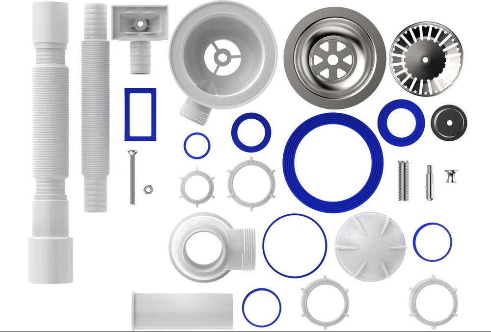 СИФОН ДЛЯ МОЙКИ 3 1/2 Х 40 AQUANT МЕТАЛ-ПЛАСТ. С КРУГ ПЕРЕЛ С Г.Т. 40Х40/50