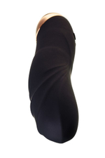 Чёрный вибратор WANAME Storm со стимулирующими рёбрами - 22,5 см. (Цвет: черный)