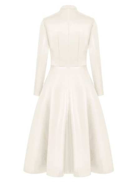 Платье макси с драпировкой на груди