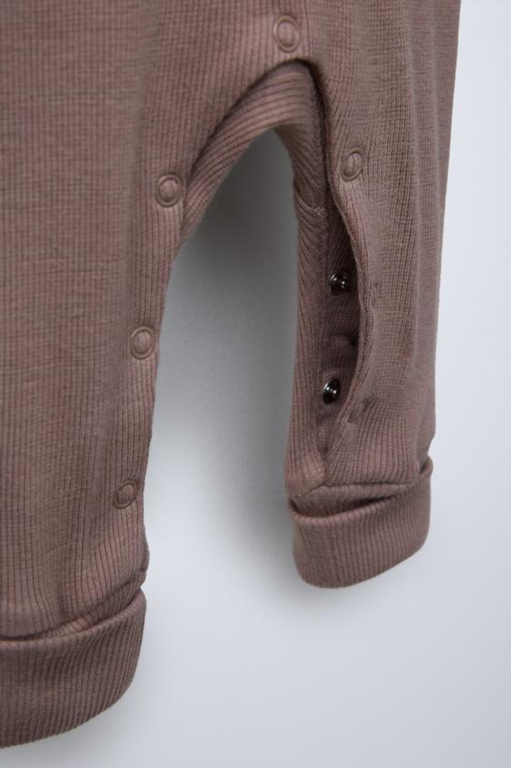 ZARA КОМБИНЕЗОН ИЗ МЕРИНОСОВОЙ ШЕРСТИ, КОРИЧНЕВЫЙ
