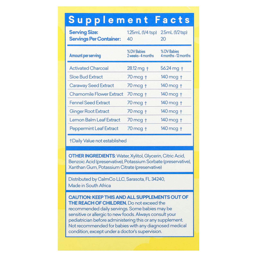 Colic Calm, Colic, от газообразования и нервозности, 50 мл (1,7 жидк. унции)