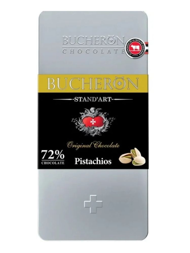 Шоколад горький Bucheron Standart с фисташками 100 г