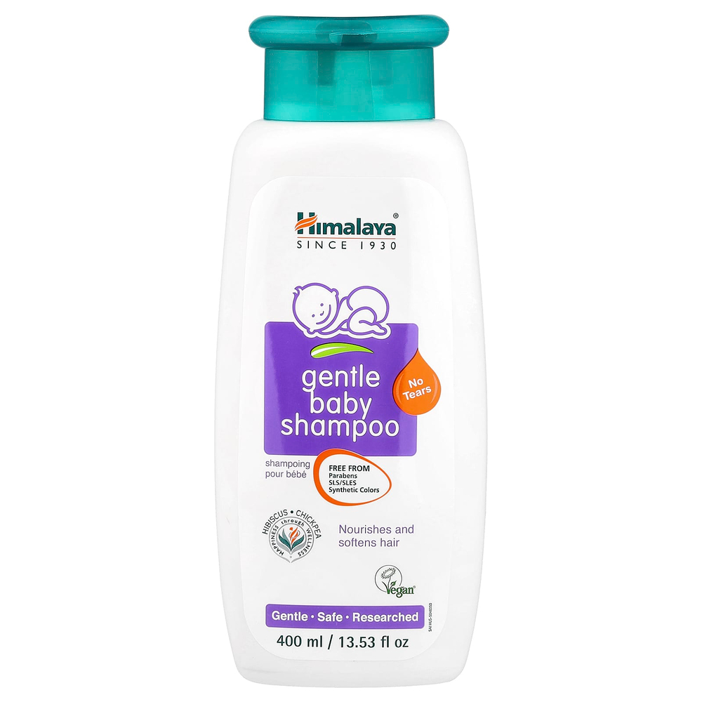 Himalaya, Нежный Детский шампунь, Гибискус и Нут, 13,53 жидких унций (400 мл)