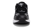 CK/Calvin Klein cow split leather trend low-cut life casual shoes men's black and white