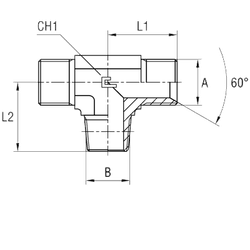 Штуцер FTC BSP 1" NPT 1"