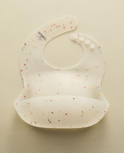 ZARA HOME ДЕТСКИЙ СИЛИКОНОВЫЙ НАГРУДНИК «КОНФЕТТИ», РАЗНОЦВЕТНЫЙ