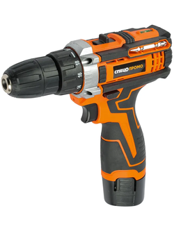 Дрель-шуруповерт аккумуляторная Спец Промо БДА12ЛИ3, 12 В Li-ion 2x2 Ач