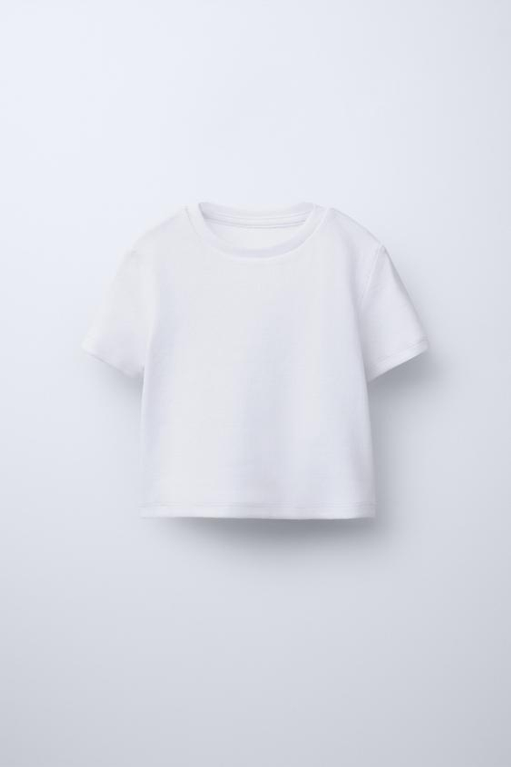 ZARA РУБАШКА ОКСФОРД И ФУТБОЛКА В РУБЧИК, БЕЛЫЙ