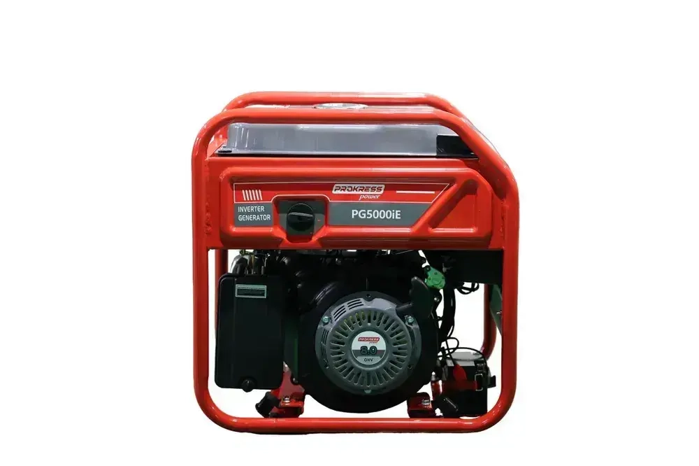 Генератор инверторный, бензиновый PROKRESS POWER PG5000iE, медь (4,1кВт, 15л, 27кг, электростартер) открытый