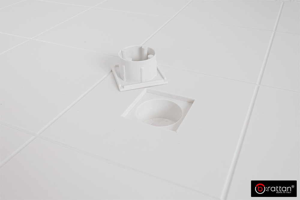 Стол B:rattan Houston 1500*900мм, белый