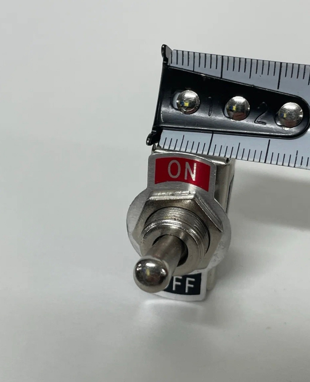 ON-OFF (2 контакта) / Тумблер выключатель на 2 контакта ON-OFF 10 ампер 125 vac TG (1 шт.)