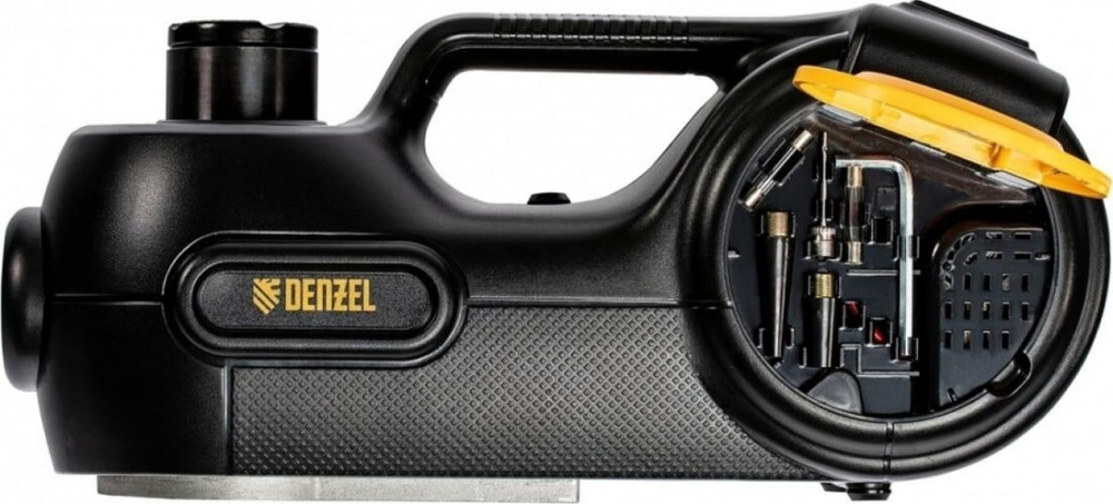 Домкрат электрогидравлический Denzel 3 в 1 (1,5 т), 12в, с гайковертом электрическим, в набор 51190
