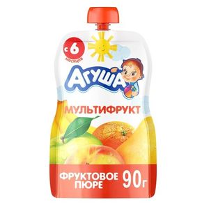 ПЮРЕ АГУША МУЛЬТИФРУКТ 90ГР