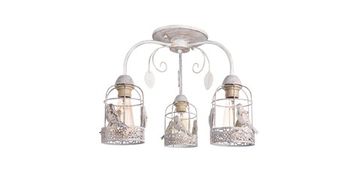 Люстра A5090PL-3WG бело-золотой Cincia Arte Lamp.