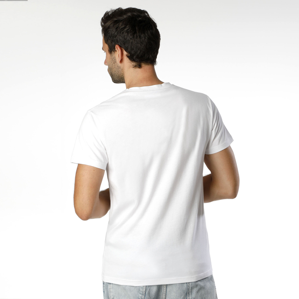 Мужское теннисное поло Quiet Please Happy Slam T-Shirt Men - White, Multicoloured