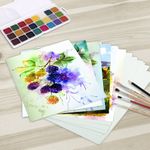 Папка для акварели БОЛЬШАЯ А3, 20 л., 270 г/м, мелкое зерно, BRAUBERG ART CLASSIC, "Город", 114400