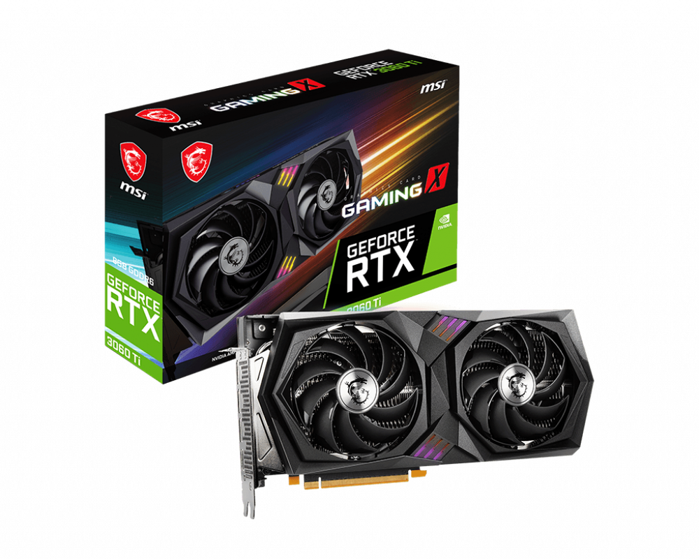 Видеокарта RTX3060Ti 8192Mb MSI RTX 3060 TI GAMING X 8G LHR, RTX 3060 Ti GAMING X 8G LHR, 8ГБ, GDDR6