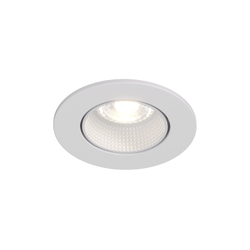 DK3061-WH Встраиваемый светильник, IP 20, 10 Вт, GU5.3, LED, белый/белый, пластик