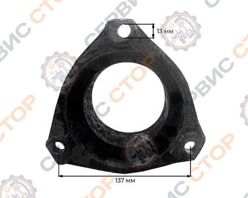 Шкив маховика 3-х ручейковый Ф=130 мм (болт 12 мм) R195/195N