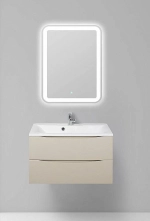 Тумба с раковиной Belbagno MARINO 80 2C-SO/BB800/450-LV-MR-AST Crema Opaco