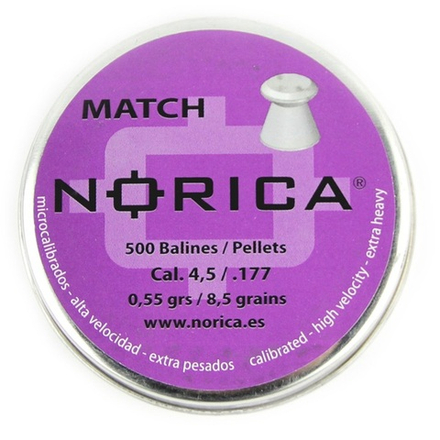 Пули NORICA match 4,5мм 250шт
