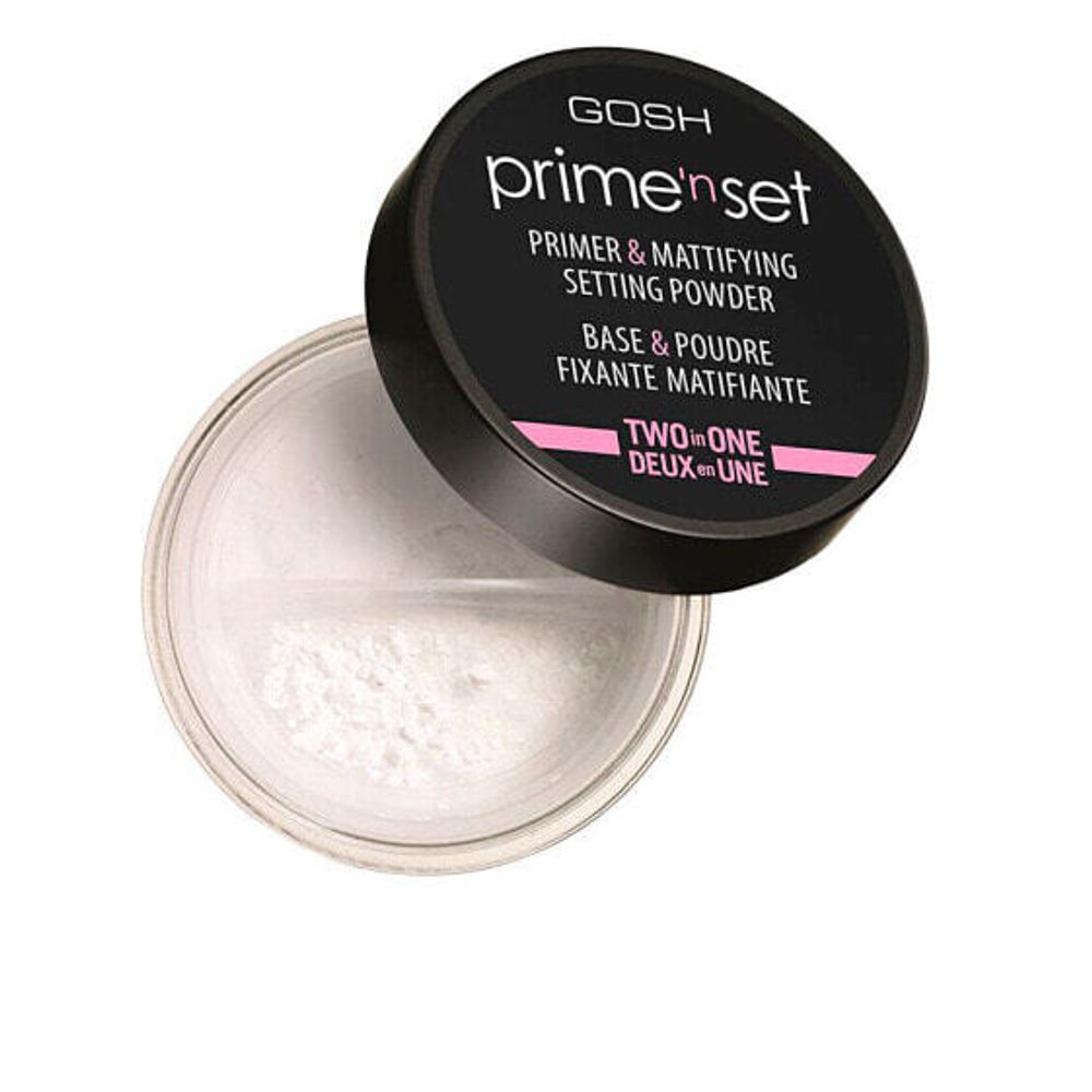 Gosh Velvet Touch Prime&#39;n Set 2-in-1 Transparent Powder Рассыпчатая прозрачная пудра для фиксации макияжа 7 г