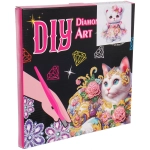 Набор для творчества на акриловой подставке «DIAMOND», мишка в платье, 22.5*24см, (коробка)