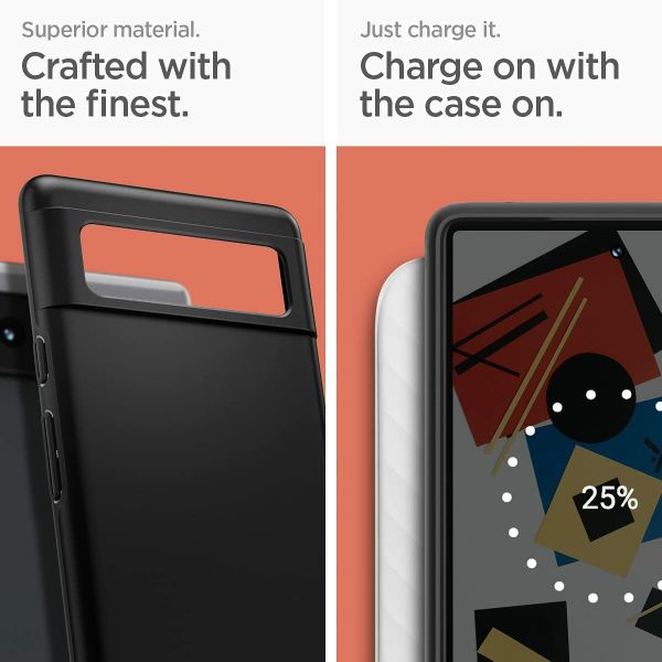 Чехол Spigen Thin Fit для Google Pixel 6 (2021) - Black