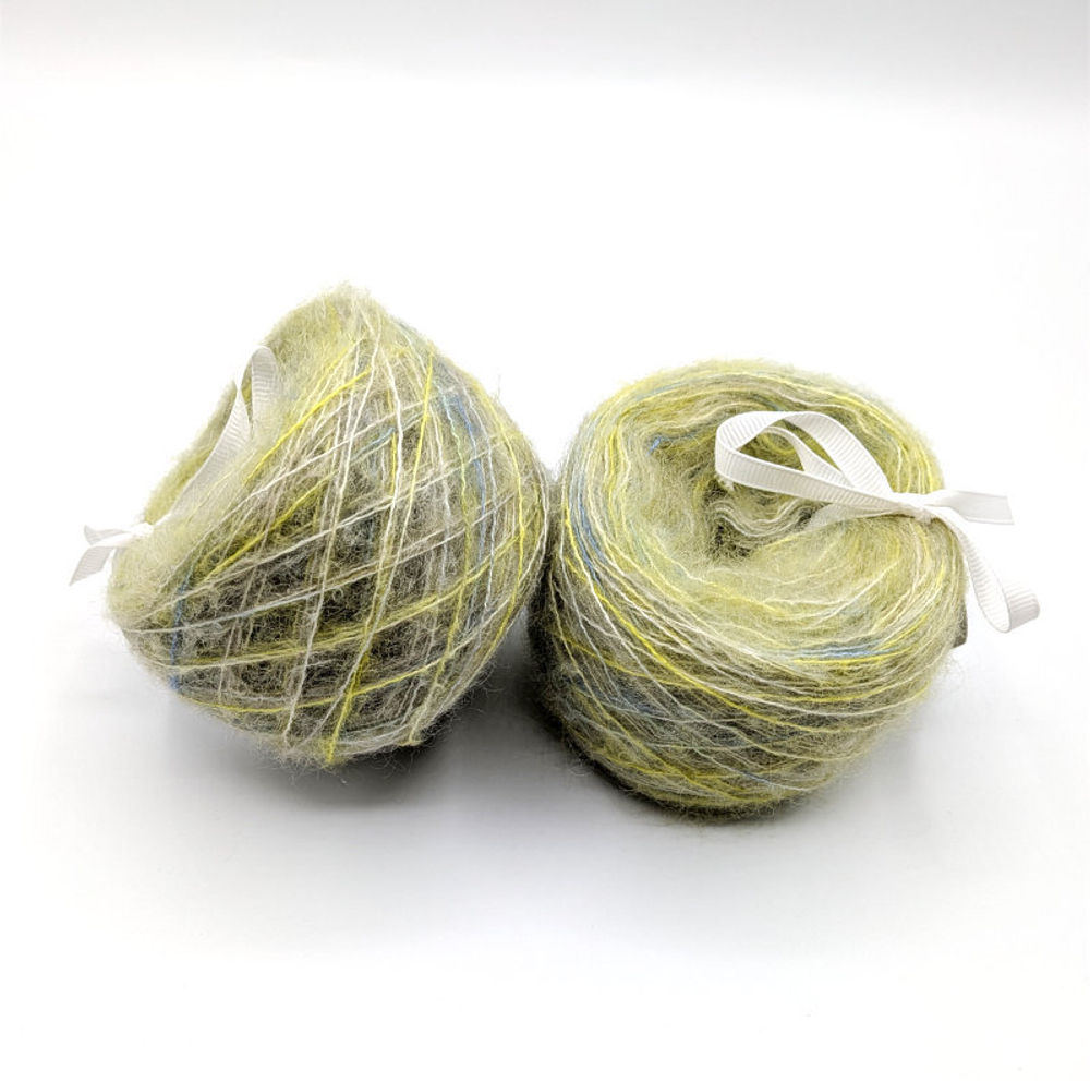 Кид мохер, цвет "Блики"