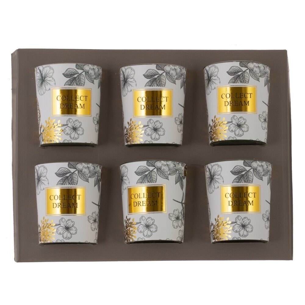 GAEM Набор из 6-ти свечей ароматических, L19 W15 H5 см