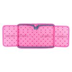 Пенал 1 отделение 200*140*40 Berlingo Cat-purse, 2 откидных планки, ПВХ с блестками