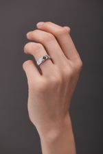 Кольцо Crystal Round с раухтопазом