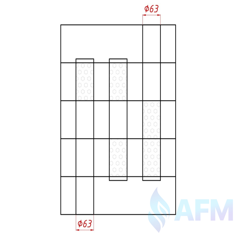Глушитель универсальный нерж., тихий 6.5.84.400-650 "AFM"
