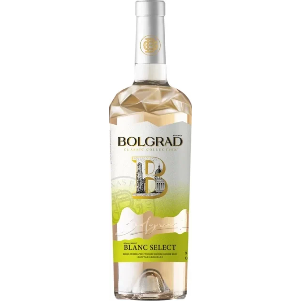 Вино Bolgrad Blanc Select столовое полусладкое белое 0.75 л