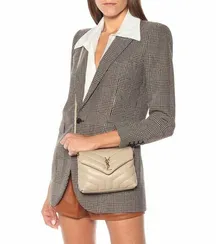Сумка Saint Laurent Loulou Toy кремовый