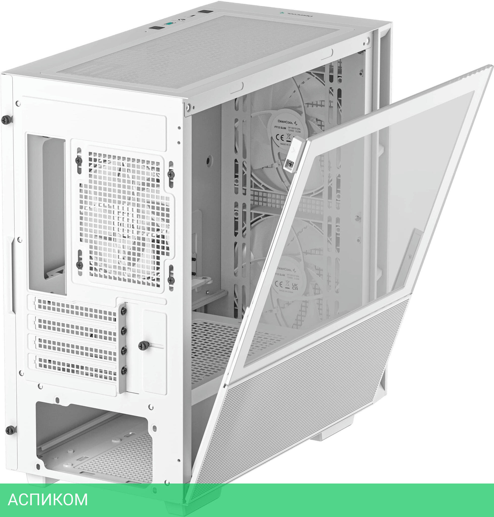 Корпус DeepCool CH360 mATX без БП White (R-CH360-WHAPE3-G-1)