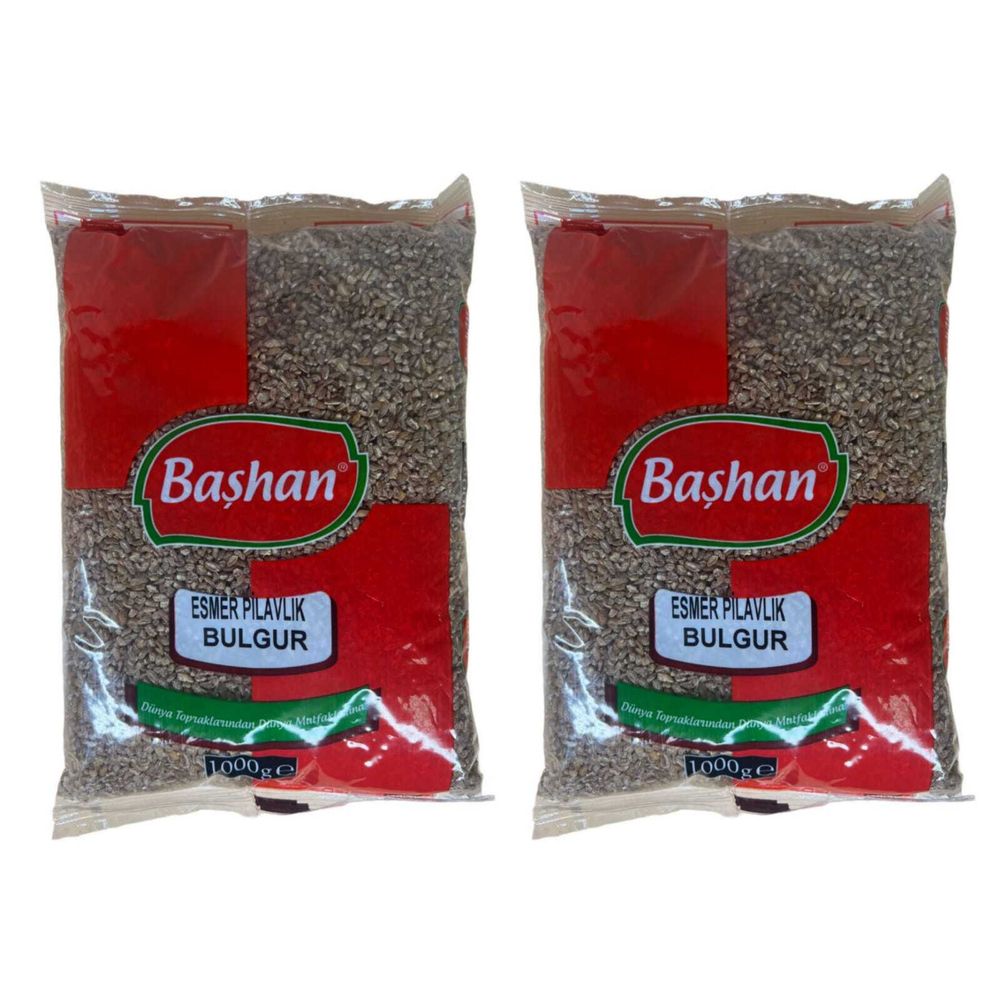 Булгур тёмный Bashan 1 кг, 2 шт