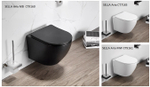 Унитаз SELLA Aria подвесной безободковый Ceruttispa CT7183 (490х360х325)