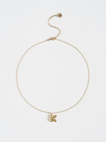 Колье "Simple words K" Gold