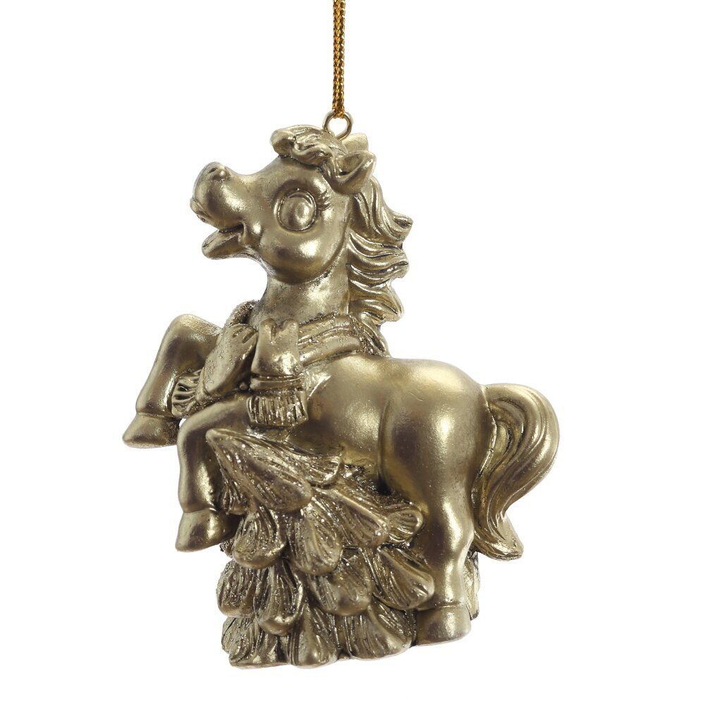 GAEM Фигурка декоративная подвесная "Лошадка", L6 W3 H7,5 см, 2в.